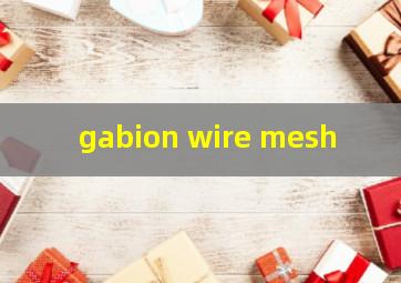  gabion wire mesh